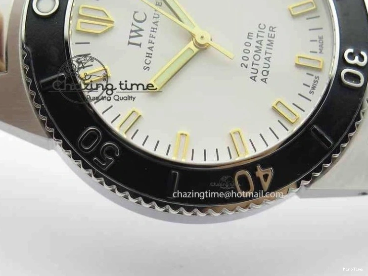 MIROTIME 0204 Aquatimer Automatic SS Noob Best Edition White Dial On SS Bracelet A Lightweight 7251